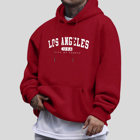 Los Angeles Hoodie – Unisex Oversized Sweater met City Print