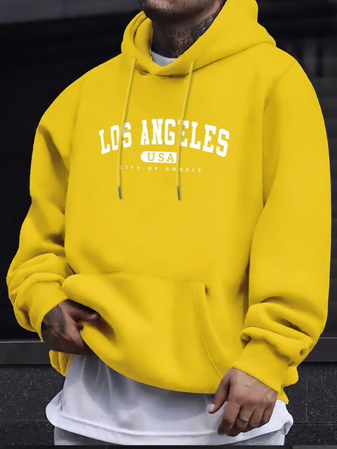Los Angeles Hoodie – Unisex Oversized Sweater met City Print