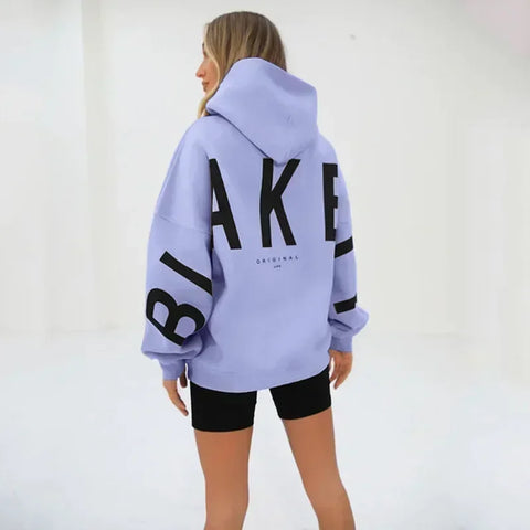 Statement Hoodie "BLANK" – Oversized Unisex Trui met Backprint & Armdetails