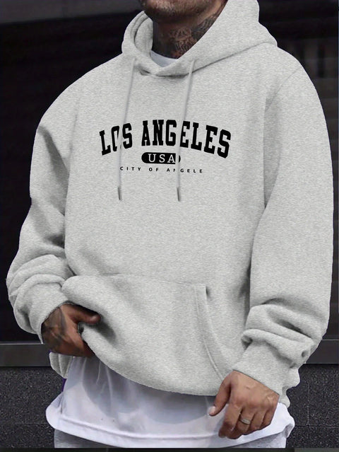 Los Angeles Hoodie – Unisex Oversized Sweater met City Print
