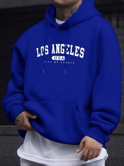 Los Angeles Hoodie – Unisex Oversized Sweater met City Print