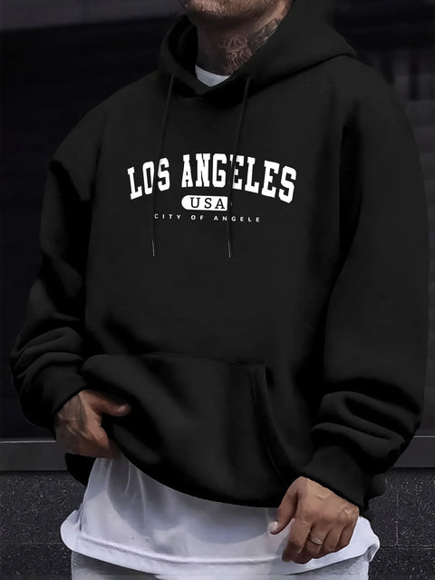 Los Angeles Hoodie – Unisex Oversized Sweater met City Print