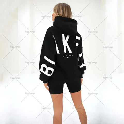 Statement Hoodie "BLANK" – Oversized Unisex Trui met Backprint & Armdetails